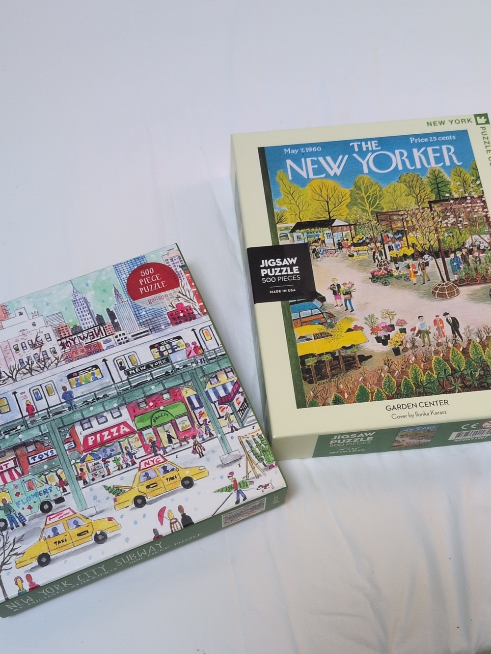 NYC Themed Bundle Of 2 Jigsaw Puzzles